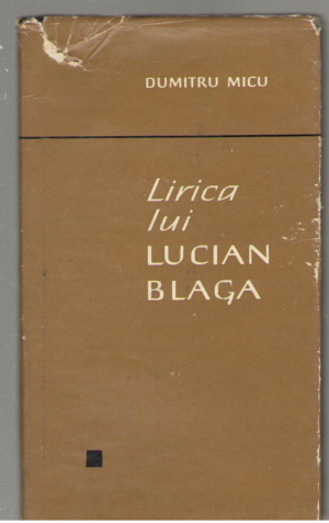 Lirica lui Lucian Blaga