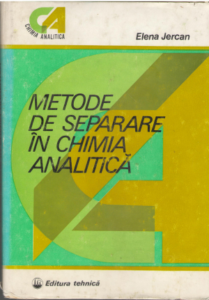 Metode de separare in chimia analitica
