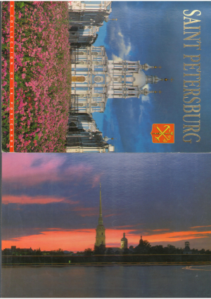 saint petersburg 16 postcards
