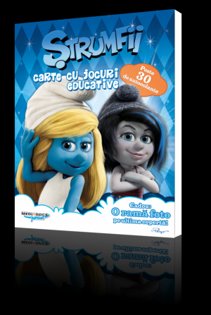 Strumfii carte cu jocuri educative