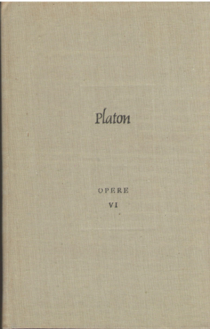 Platon  Opere  Volumul VI