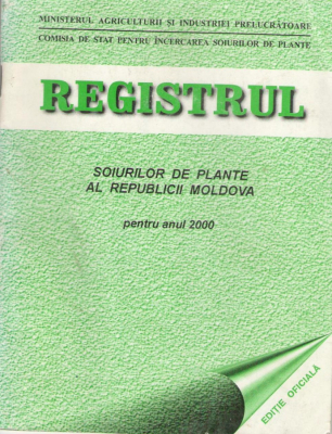 Registrul soiurilor de plante al Republicii Moldova pentru anul 2000