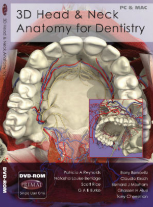 3D Head and Neck Anatomy for Dentistry DVD-ROM