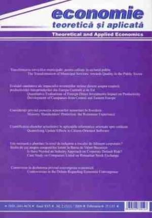 Revista Economie teoretica si aplicata
