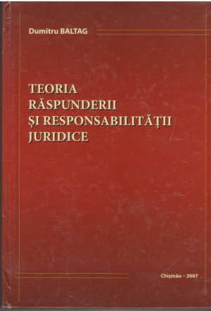 Teoria raspunderii si responsabilitatii juridice