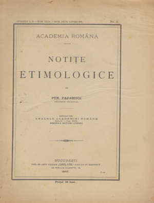 notite etimologice