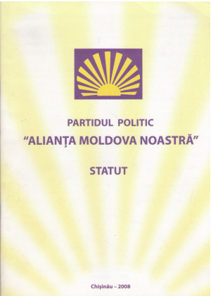 partidul politic alianta moldova noastra statut din 7 iunie 2008 (pol1)