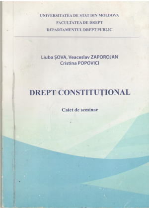 Drept constitutional caiet de seminar