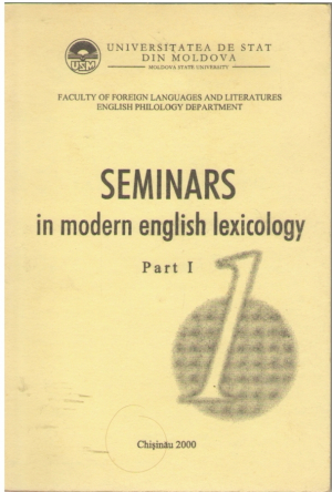 Seminars in modern english lexicology  Part I