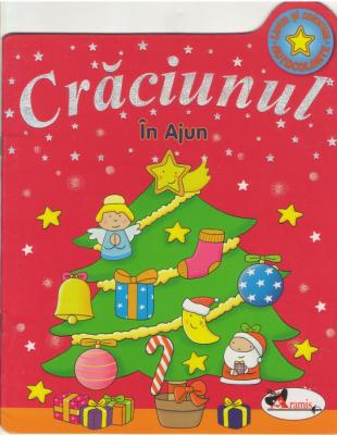 Craciunul in Ajun Carte de colorat cu autocolante