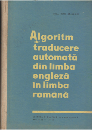 Algoritm de traducere automata din limba engleza in limba romana