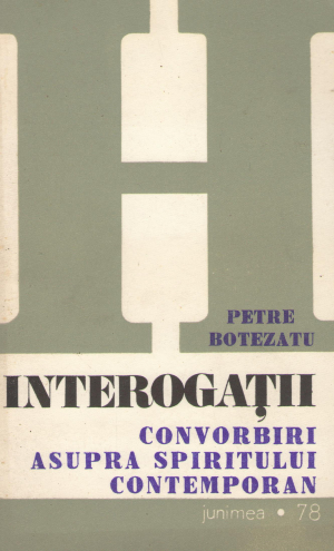 interogatii convorbiri asupra spiritului contemporan