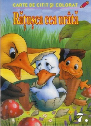 Ratusca cea urata - carte de colorat