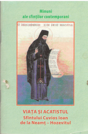 viata si acatistul sfintului Cuvios Ioan de la neamt hozevitul