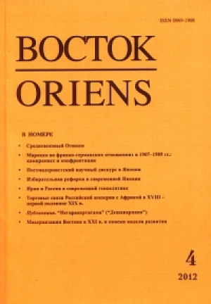 Восток. Афро-Азиатские общества: история и современность