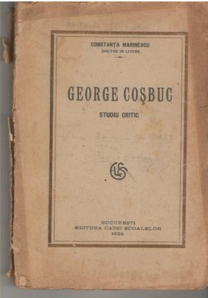 George Cosbuc Studiu critic
