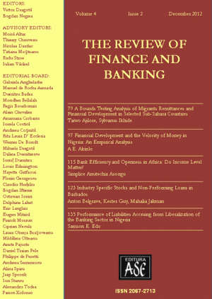 The Review of Finance and Banking