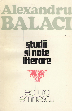studii si note literare