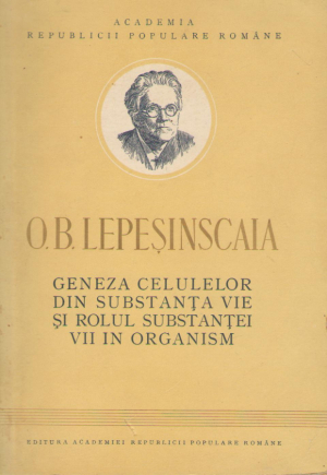 geneza celulelor din substanta vie si rolul substantei vii in organism