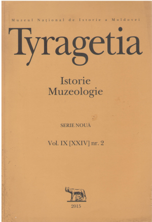 Tyragetia Istorie Muzeologie Vol. IX [XXIV] nr.2 2015 412 p.