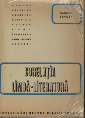 corelatia limba literatura investigari despre clasici romani