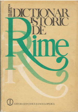 Dictionar istoric de rime  (Dosoftei-Arghezi)