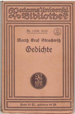 Gedichte Reclams Universal-Bibliothek, nr. 1009–1010