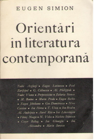 Orientari in literatura contemporana