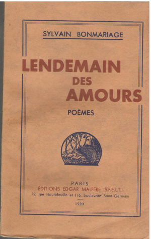 LENDEMAIN des amours poemes