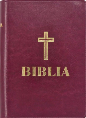 Biblia format 053 grena cu fermoar  Format: 13.5x20 cm