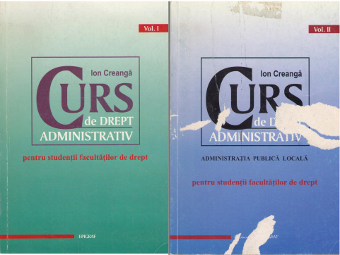 Curs de drept administrativ vol. I-II pentru studentii facultatii de drept