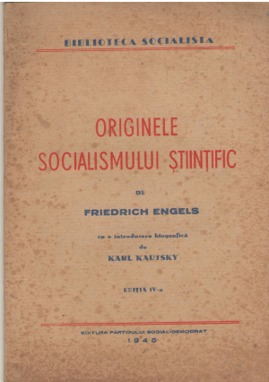 originile socialismului stiintific cu o introducere biografica de karl kautsky