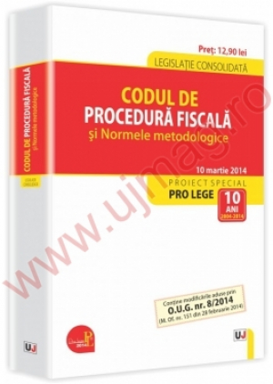 Codul de procedura fiscala si Normele metodologice
