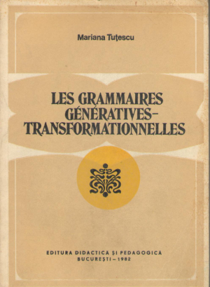 les grammaires generatives transformationnelles