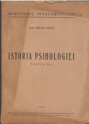 Istoria psihologiei partea ii-a