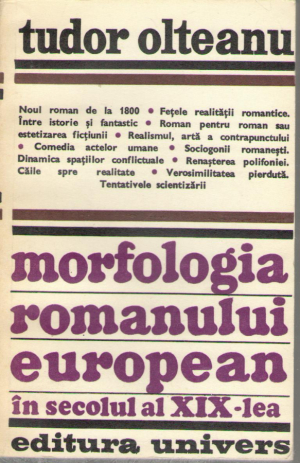 Morfologia romanului european in secolul al XIX-lea