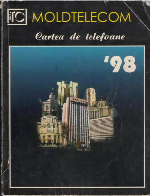 Cartea de telefoane MOLDTELECOM 1998