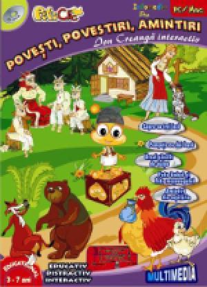 Povesti Povestiri Amintiri  Ion Creanga interactiv CD-ROM
