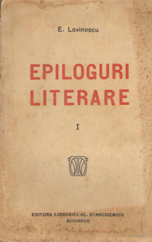 Epiloguri literare  Vol.1