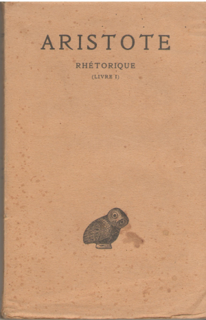 aristote rhetorique livre i