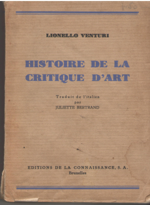 Histoire de la critique d'art