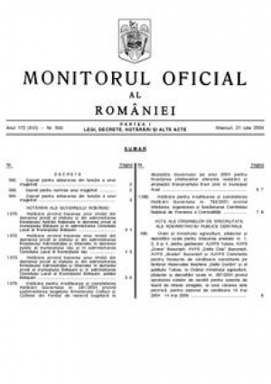 Monitorul oficial partea I