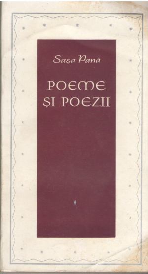 poeme si poezii alese din carti si din sertar 1925-1965