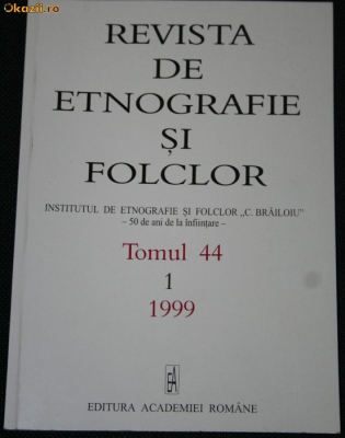 Revista de Etnografie si Folclor