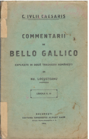 comentariide Bello Gallico Cartile II, III