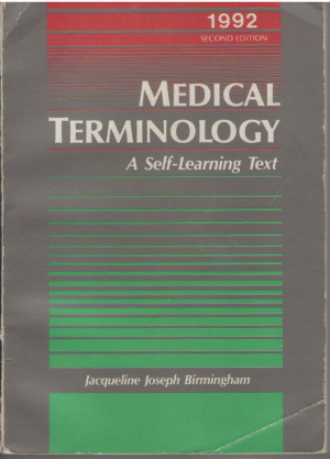 Medical terminology  A Self-Learning Text