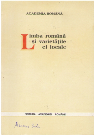 Limba romana si varietatile ei locale