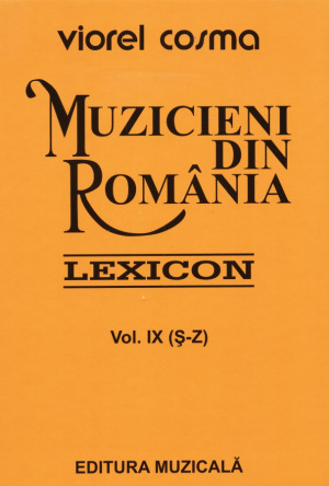 Muzicieni din Romania, Lexicon vol. IX