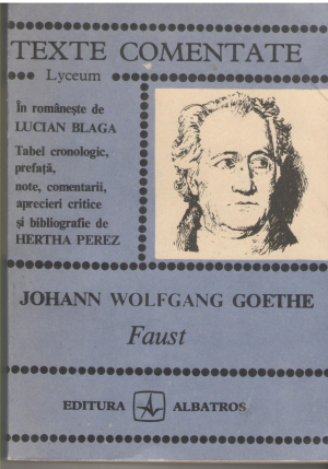 johann wolfgang goethe faust texte comentate
