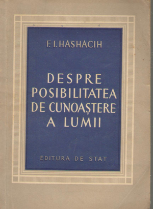 despre posibilitatea de cunoastere a lumii